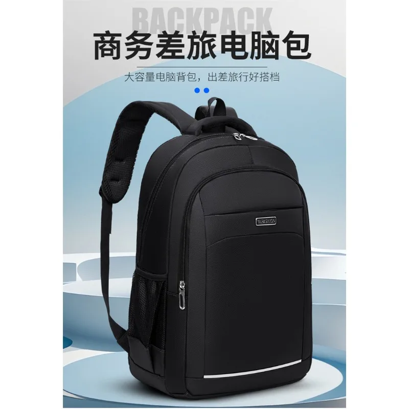 High Capacity Solid Color Multiple Partitions Oxford Backpacks 2024 Hot Sale Versatile Men's Bags Paquete Masculino Mochila