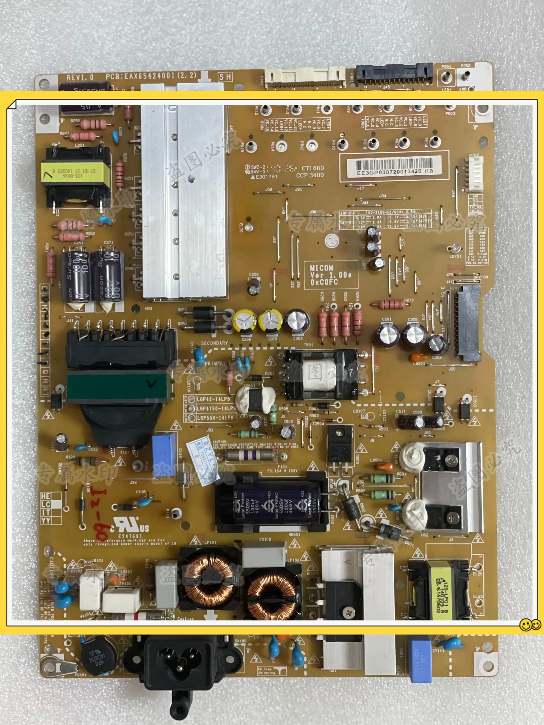 

Original 47GB7800-CC power board EAX65424001(2.4) LGP4750-14LPB