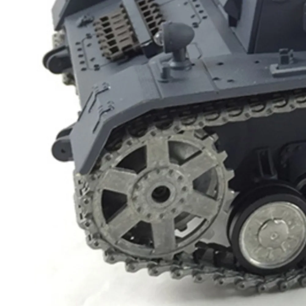 HENG LONG Remote Controlled Tank 1/16 Scale7.0 Customized Panzer IV F2 3859 Metal Tracks Wheels Model Toy TH17401