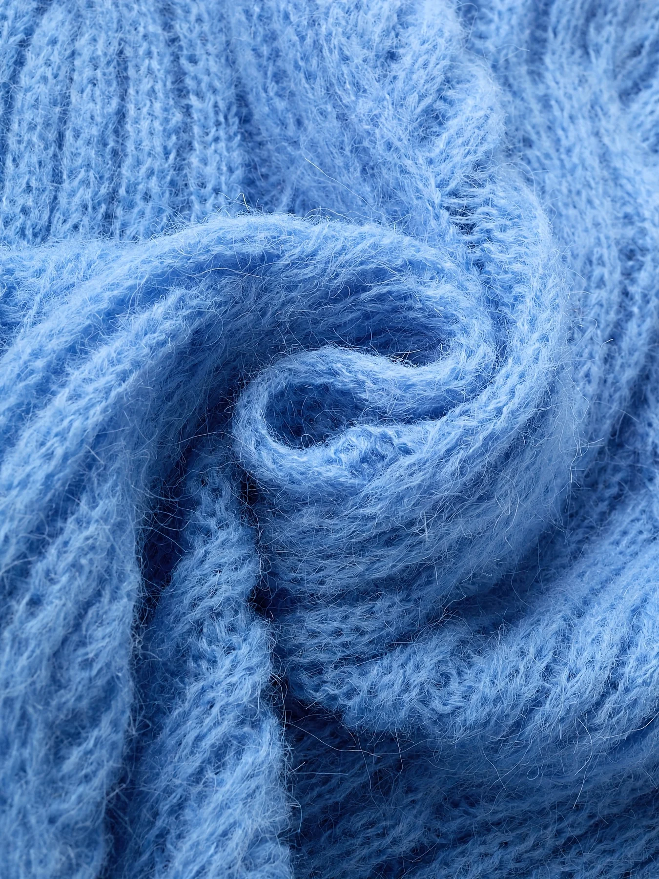 เสื้อสเวตเตอร์ถักคอทรงกลมสไตล์เรโทรหวานๆ สำหรับผู้หญิง ฤดูใบไม้ร่วง ฤดูหนาว เรียบง่าย สบายๆ ถักลายบิดเกลียว