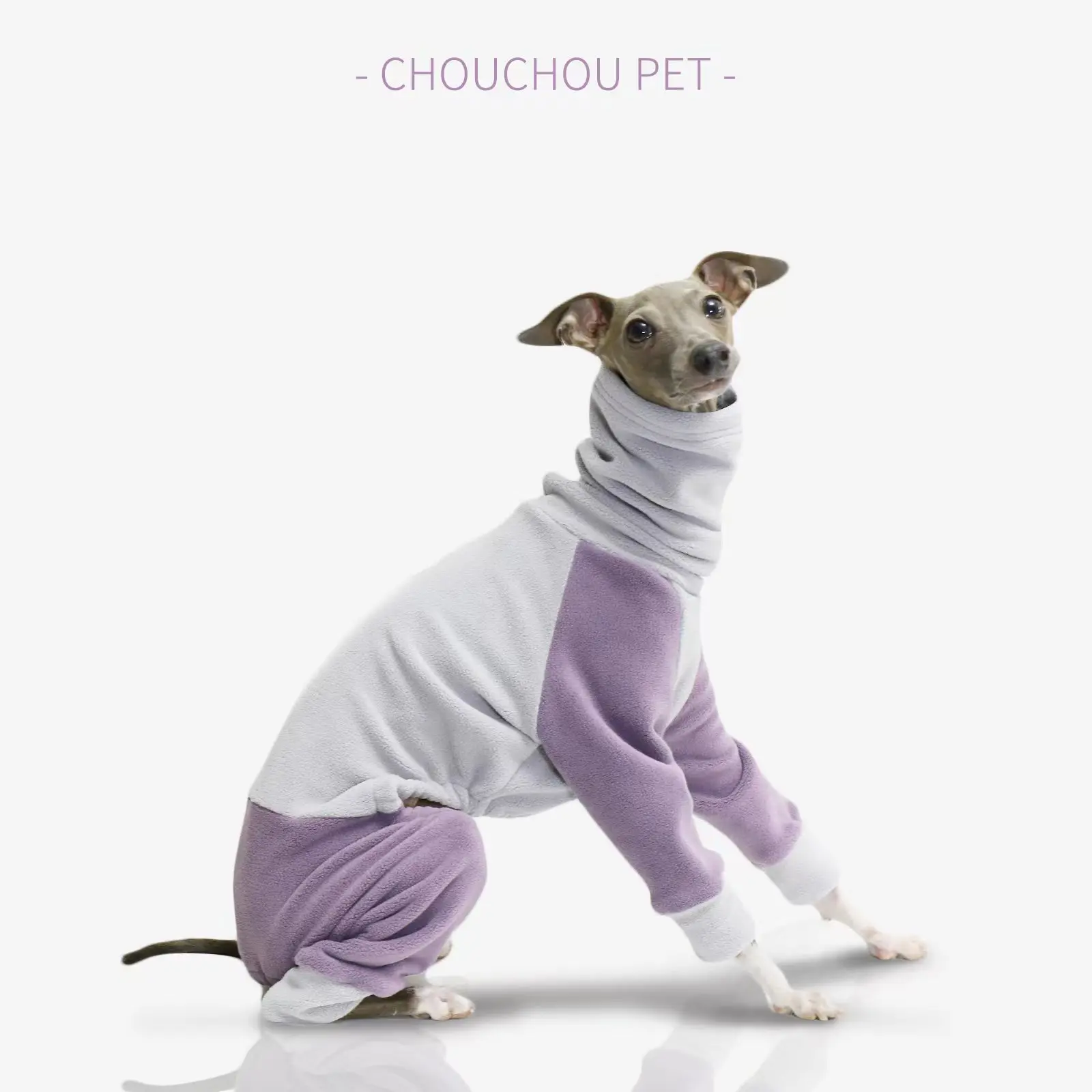 Italian Greyhound Whippet Lurcher Galgo Dog Clothing Warm Fleece Clothing Pajamas Onesie