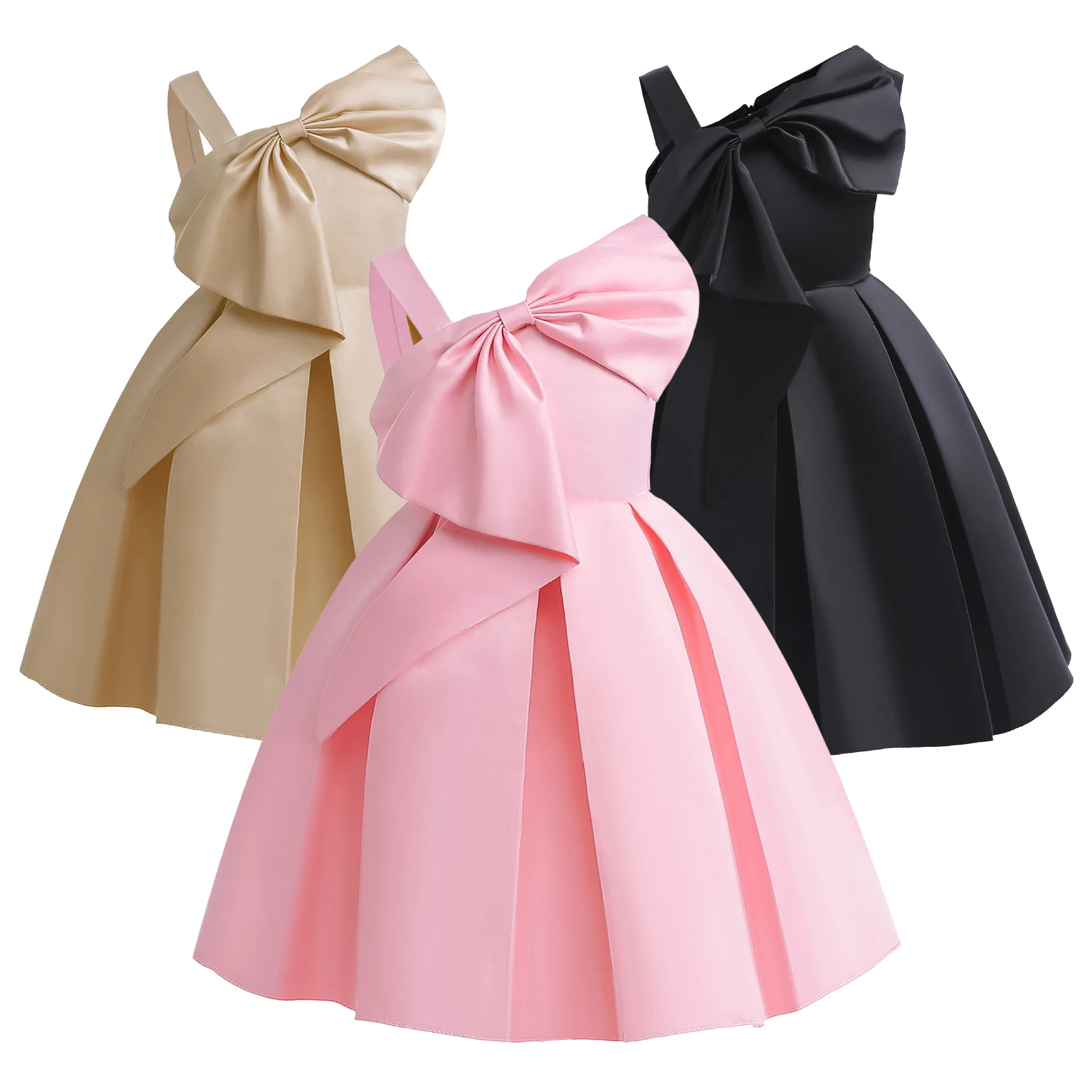 

Elegant Dress For Girl One Shoulder Birthday Party Clothing Fashion Children Wedding Costume Christmas Dress Kids Girl 3-10 Year