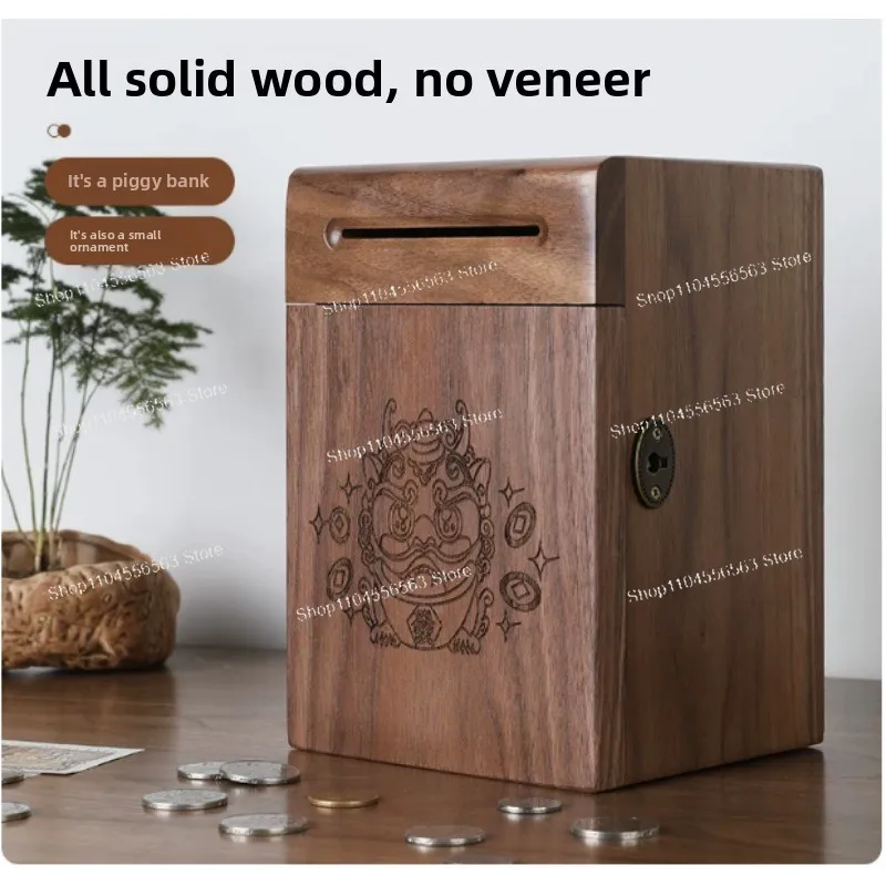 Interactive Password Safe Piggy Bank for Kids, One-Way Deposit Money Box Toy Gift for Boys, Girls & Early Learning Money Saving
