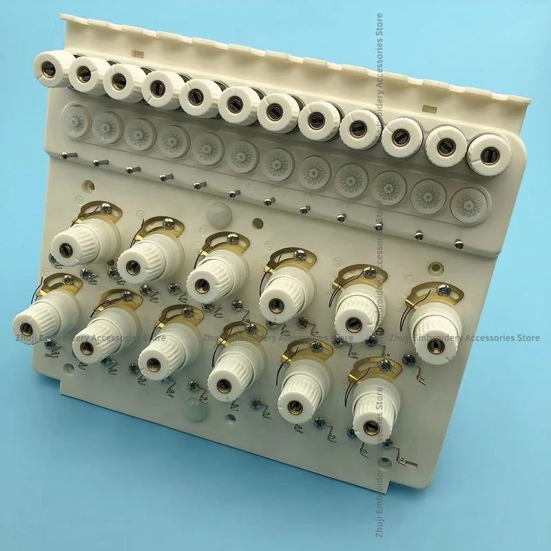 1pcs Windproof Tube Alarm Headband Bottom Inspection Junction Box Panel 12-Pin New Clip Assembly Computer Embroidery Machine