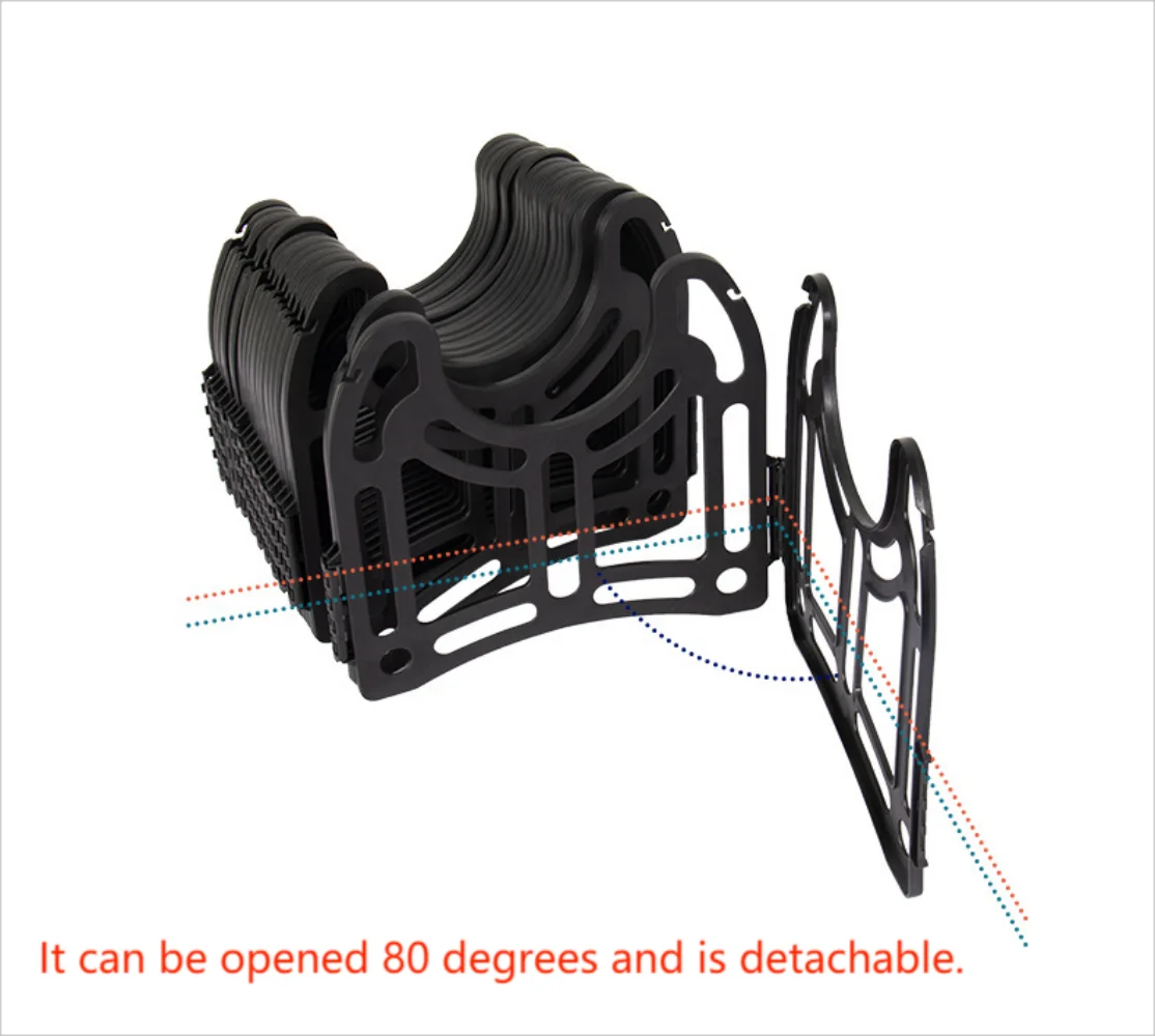 Camper/RV Sewer Hose Support | Telescoping Design Flexes Around Obstacles & Deep Cradles Secure Sewer Hose