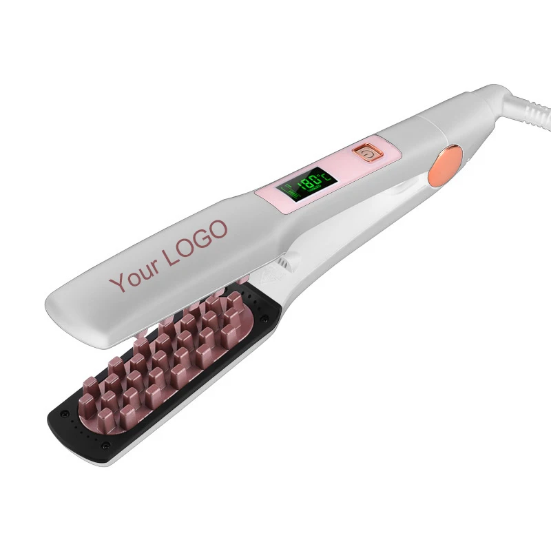 

Custom Logo High Quality Professional Ceramic Flat Iron Anion Mini Titanium Hair Straightener For Salon