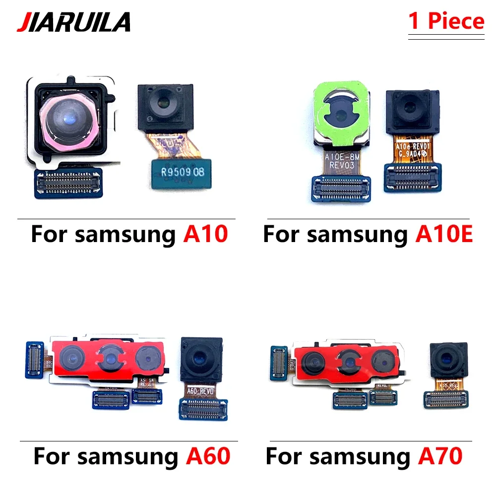 NEW Tested Back Big Main Camera and Front Small Camera Module Flex Cable For Samsung A30 A40 A50 A60 A70 A80 A10 A10E A20