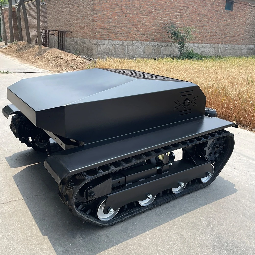 Crawler lawn mower intelligent remote control lawn mower river embankment slope lawn mower
