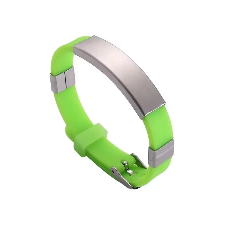 Custom Adjustable Wristband Bracelet, Personalized ID