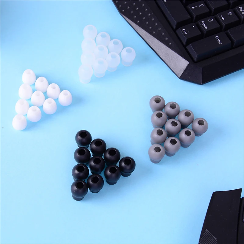 10pcs Soft Reusable Earplug Earpieces For Stethoscope Silicone