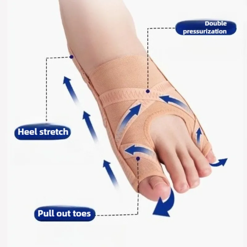 1/2 قطعة قابل للتعديل أروح الورم مصحح الإبهام مستقيم فاصل أصابع القدم تقويم العظام قدم العظام الضابط أدوات العناية بالقدم #3