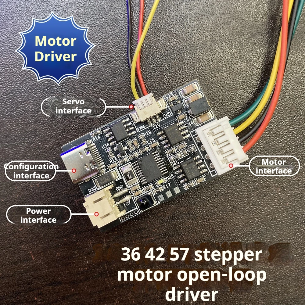 

36 42 57 Stepper Motor Open-loop Drive Module DC12V Stepper Motor Driver Electronic Speed Controller Servo Controller Board