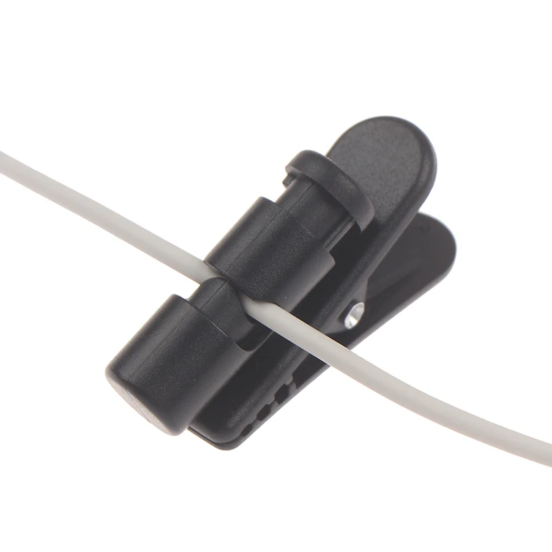 2/5Pc Cable Cord Clamp Collar Headset Clamp Headphone Cable Clip Earphone Winder