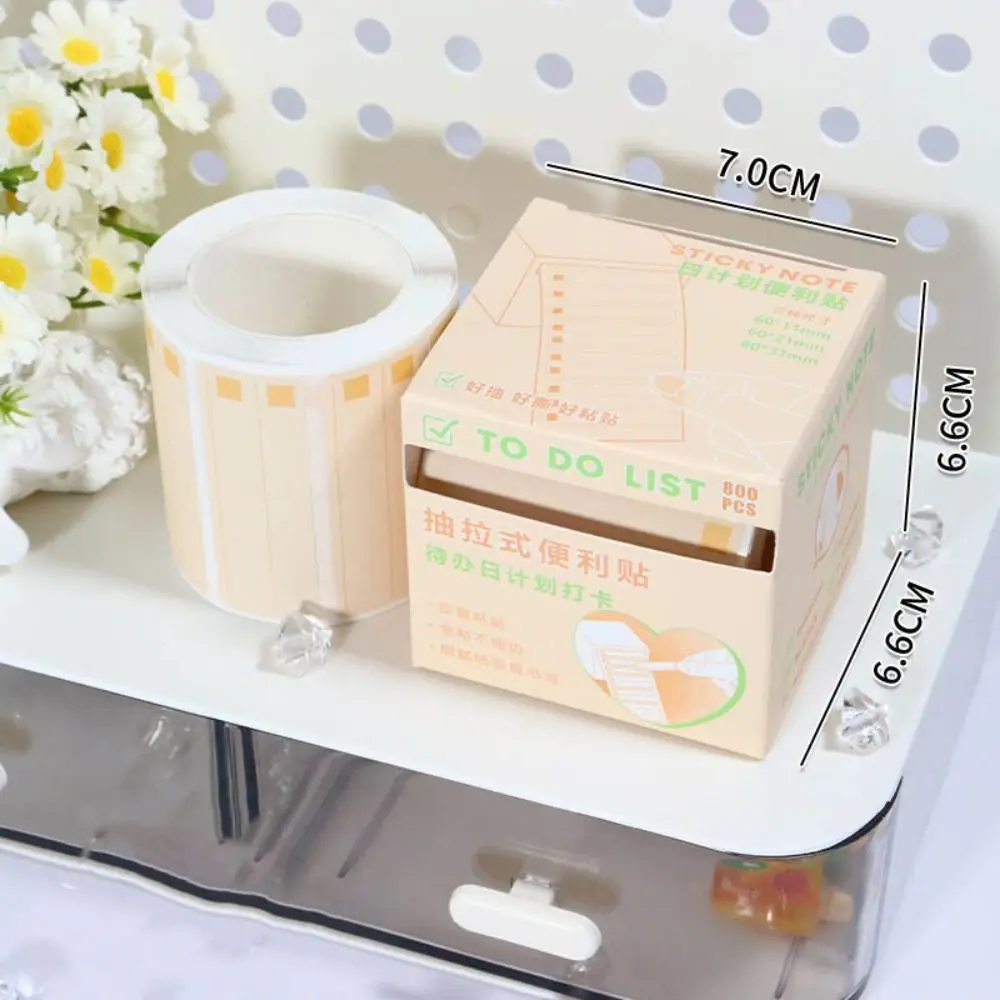 Transparent Pearl Pearlescent Sticky Tabs Back Full Adhesive Aesthetic Stationery Sticky Notes Writable Blank