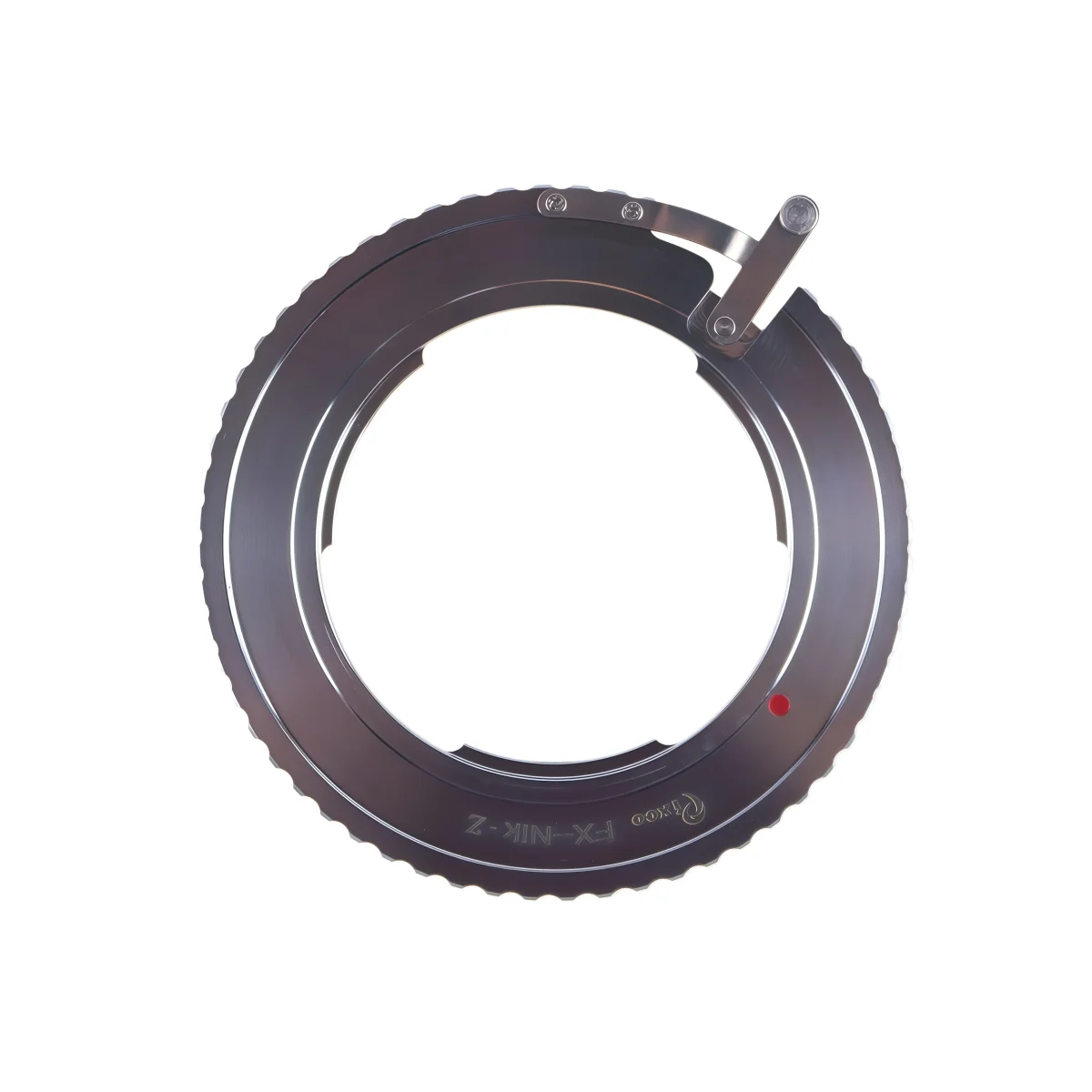 Pixco Mount Adapter Ring for Fujifilm X Mount Lens to Nikon Z Mount Camera Silver with Infinity Focus for Nikon Zf Z6III Z7III