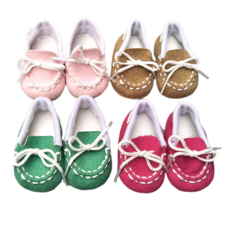 Doll Mini Shoes for 43cm Baby Doll Shoes Sneackers Fit for 18 Inch Doll Shoes Boots Accessories