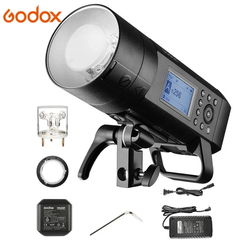 Godox AD400Pro Outdoor Flash Built-in 2.4G Wireless X System  for Canon Nikon Sony FUJI Olympus Support 1/8000s high-speed sync