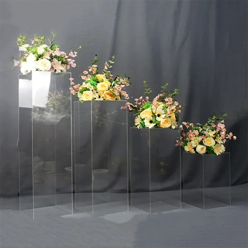 

3Pc Acrylic Wedding Road Leads Ramadan Backdrops Stand Frames for Decor Birthday Party Props Stand Frames for Decor Grand Vase