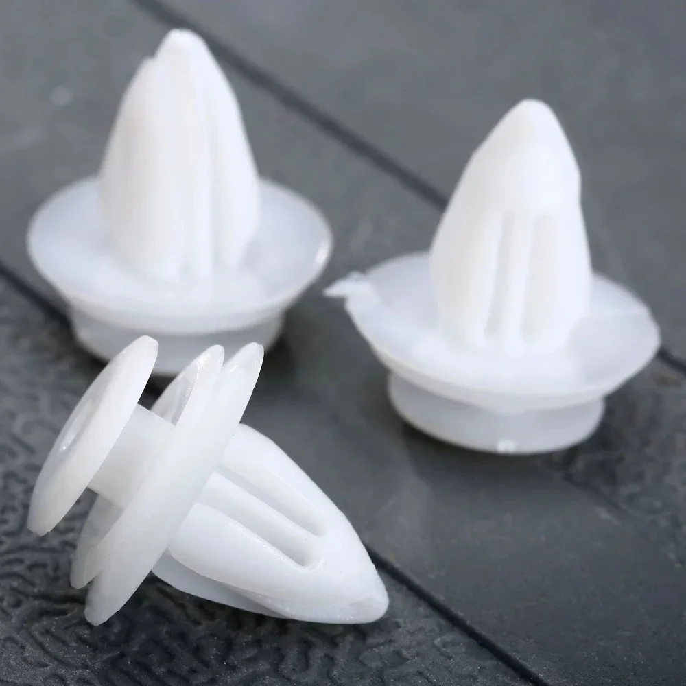 50pcs Universal Auto Retainer Clips Car Door Trim Panel Plastic Rivets Front Bumper Fender Fastener Push Pin Clips For G M