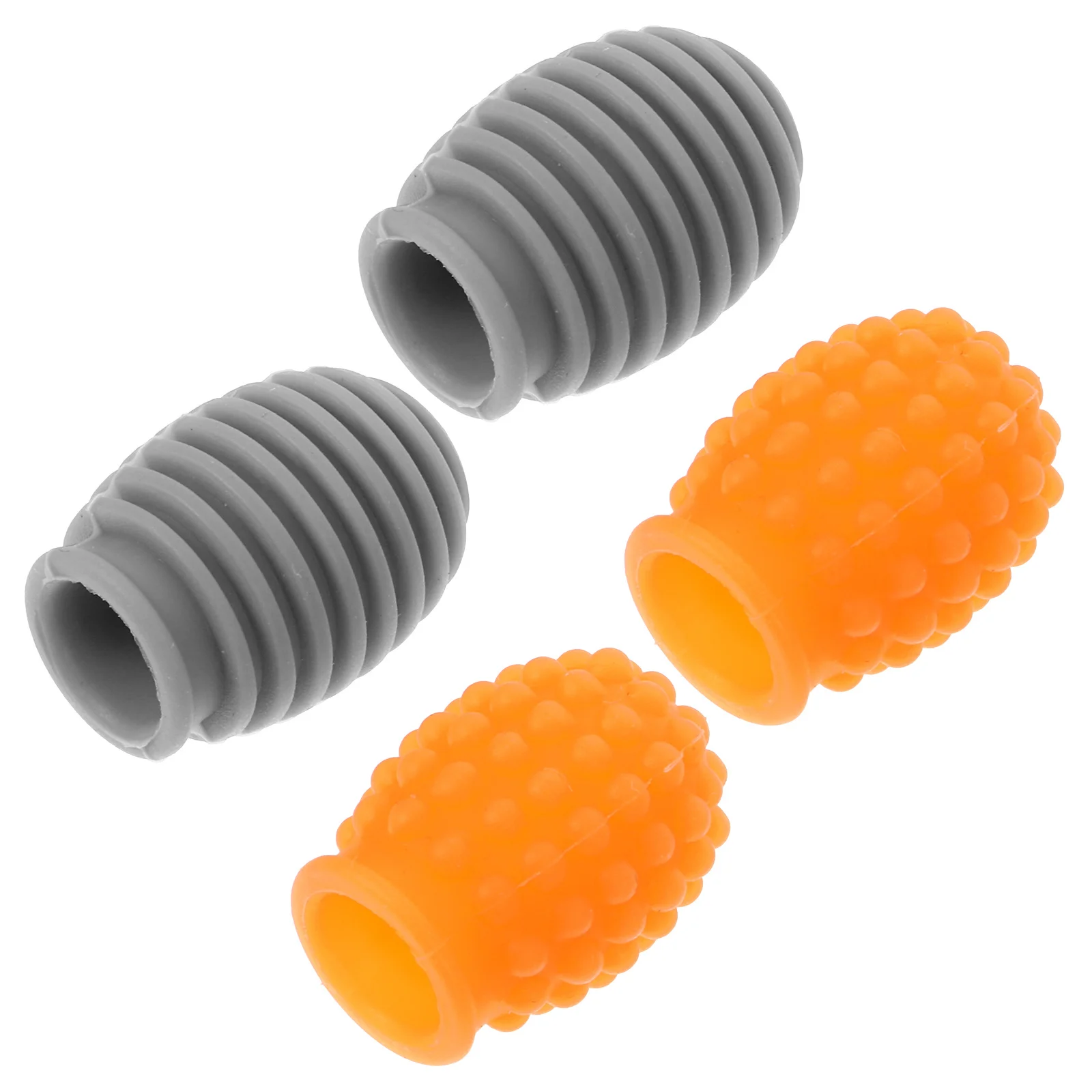 

4 Pcs Drumstick Protector Silicon Caps Practice Accessories Mute Tips