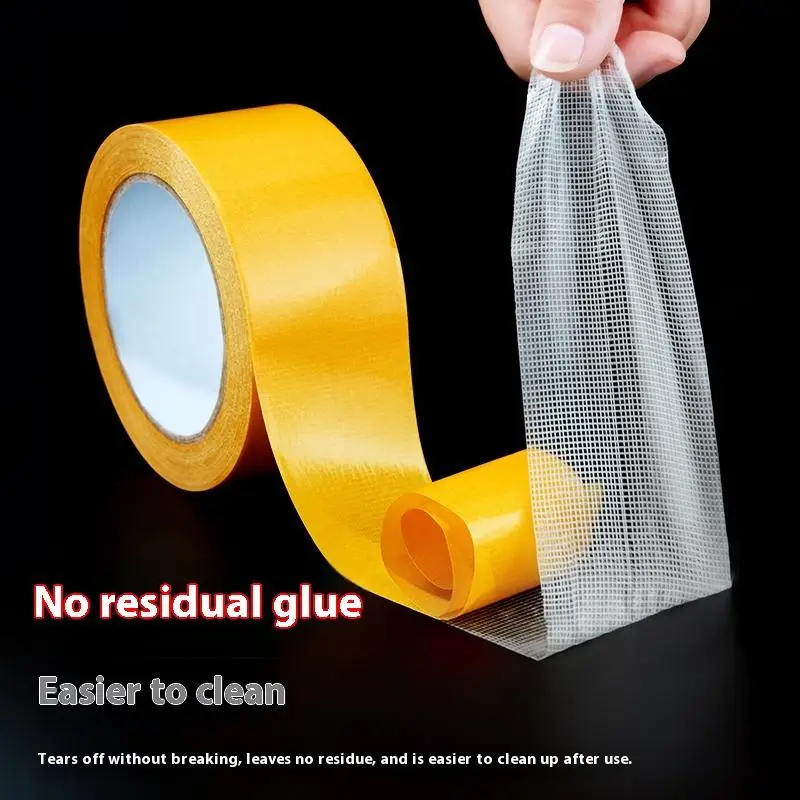 3/2/1pcs Super Adhesive Double Sided Cloth Traceless Carpet Base Tape With Strong Fixation High Viscosity For Waterproof Translu