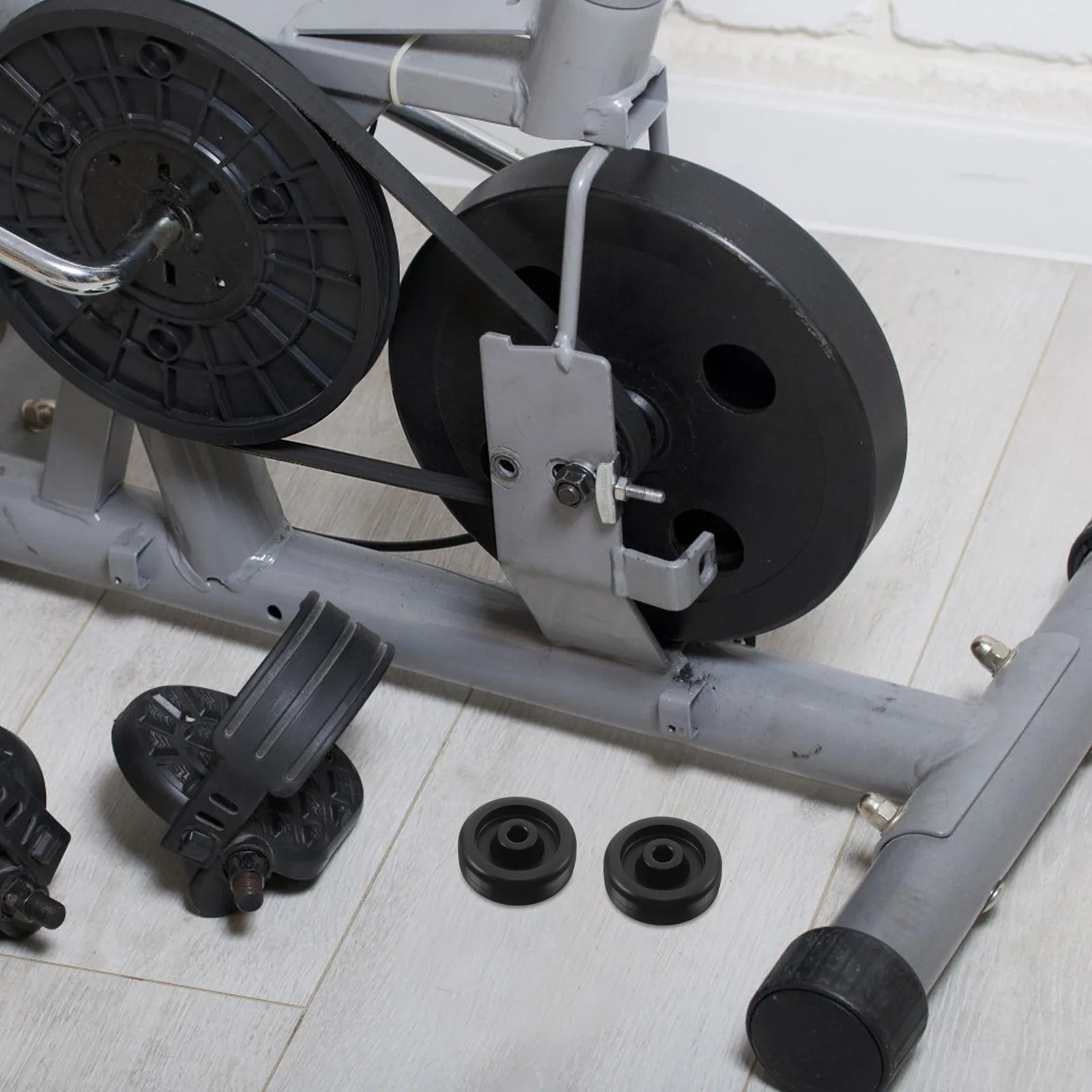 

4Pcs Fitness Equipment Roller Wheels Universal Replacement Gym Pulley Wheels Smooth Rotation for Treadmills Bikes