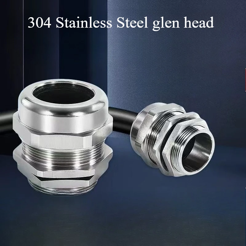 304 Stainless Steel Cable Explosion-proof Glen Head Sealing Clamping Stuffing Box Connecting Type Explosion-proof Glen Head