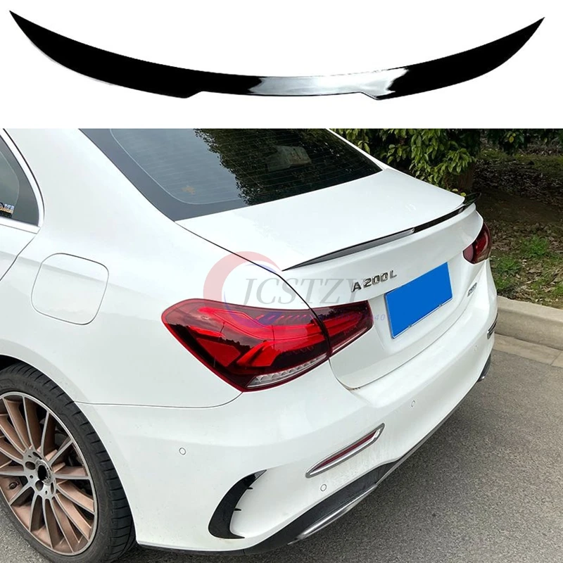 Glänzend schwarzer Heckspoiler für Mercedes Benz W177 Limousine A180 A200 A220 A160 A250 A35 2019 2020 2021+