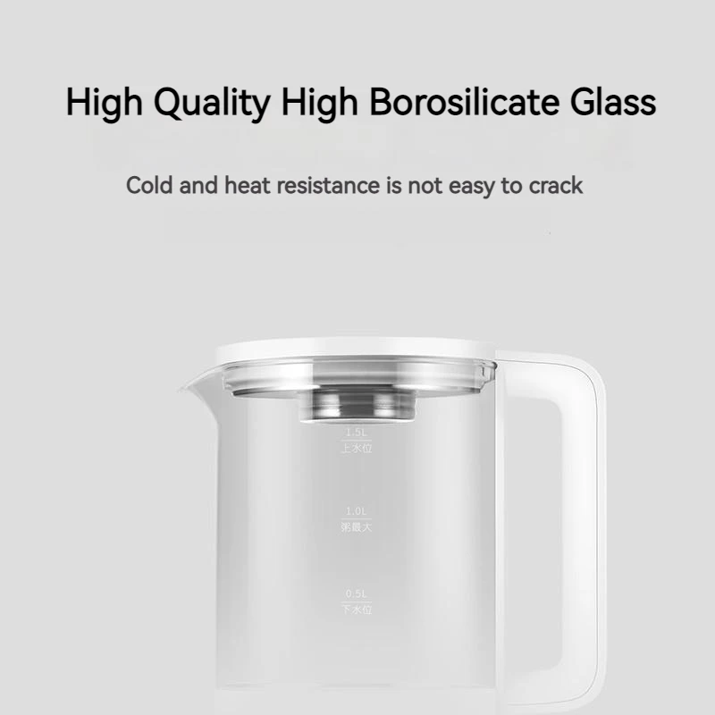 XIAOMI MIJIA Intelligence Electric Kettle Multifunctional Health Pot 1.5L Stainless Steel Tea Health Preserving Pot APP Controls