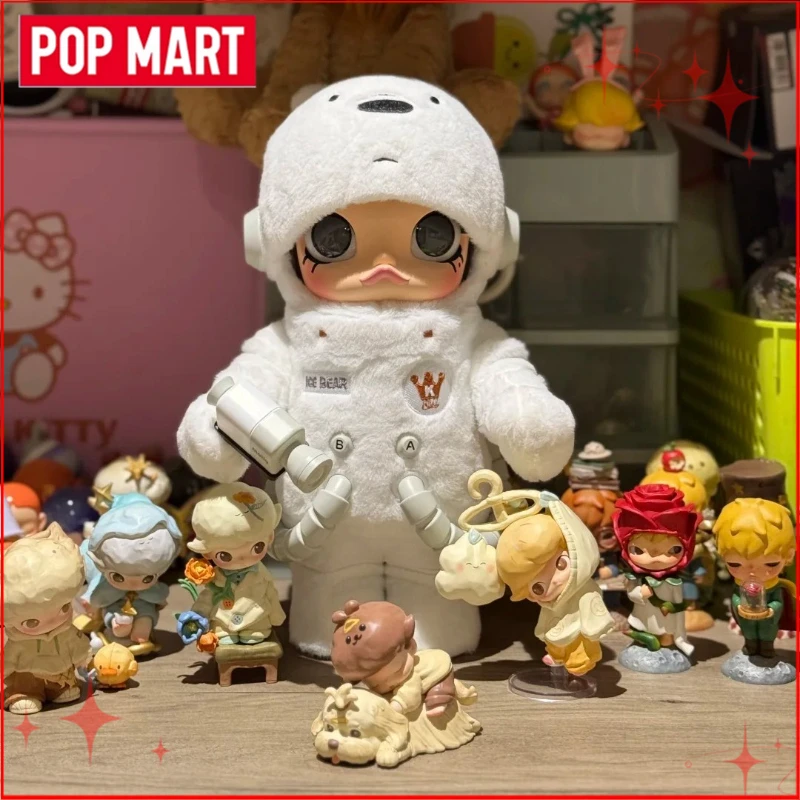 

POP MART MEGA SPACE MOLLY 400% серия We Bare Bears, виниловая плюшевая кукла, рождественские подарки