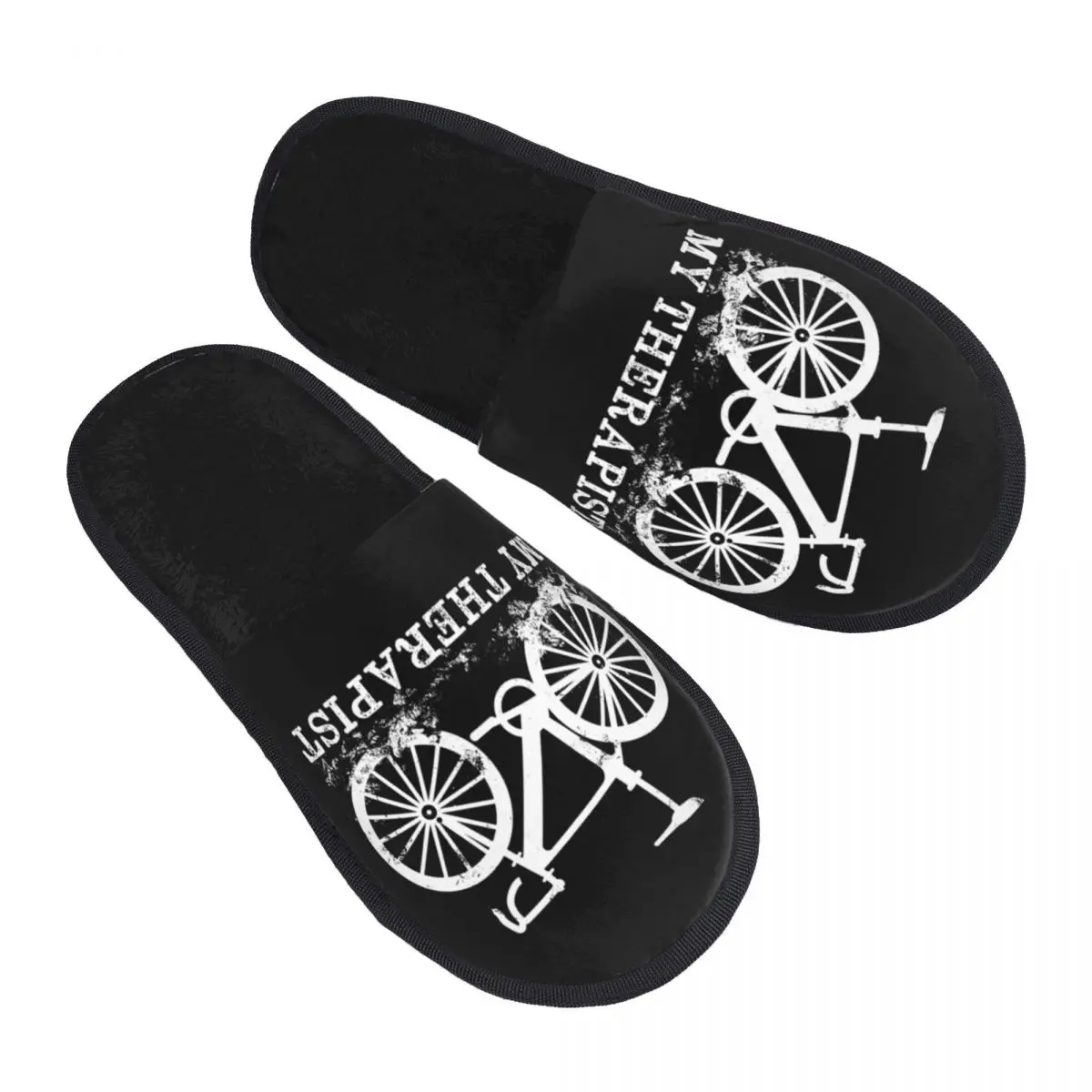 Custom Mountain Bike Soft Memory Foam House Slippers Women Bicycle Racing MTB Biker Comfy Warm Anti-Skid Slipper