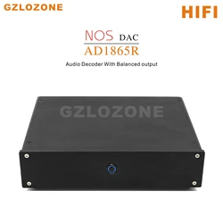 Hi-Fiステレオオーディオデコーダー,デュアルad1865r nos dac hifi,rcaアナログおよびxlrバランス出力をサポート