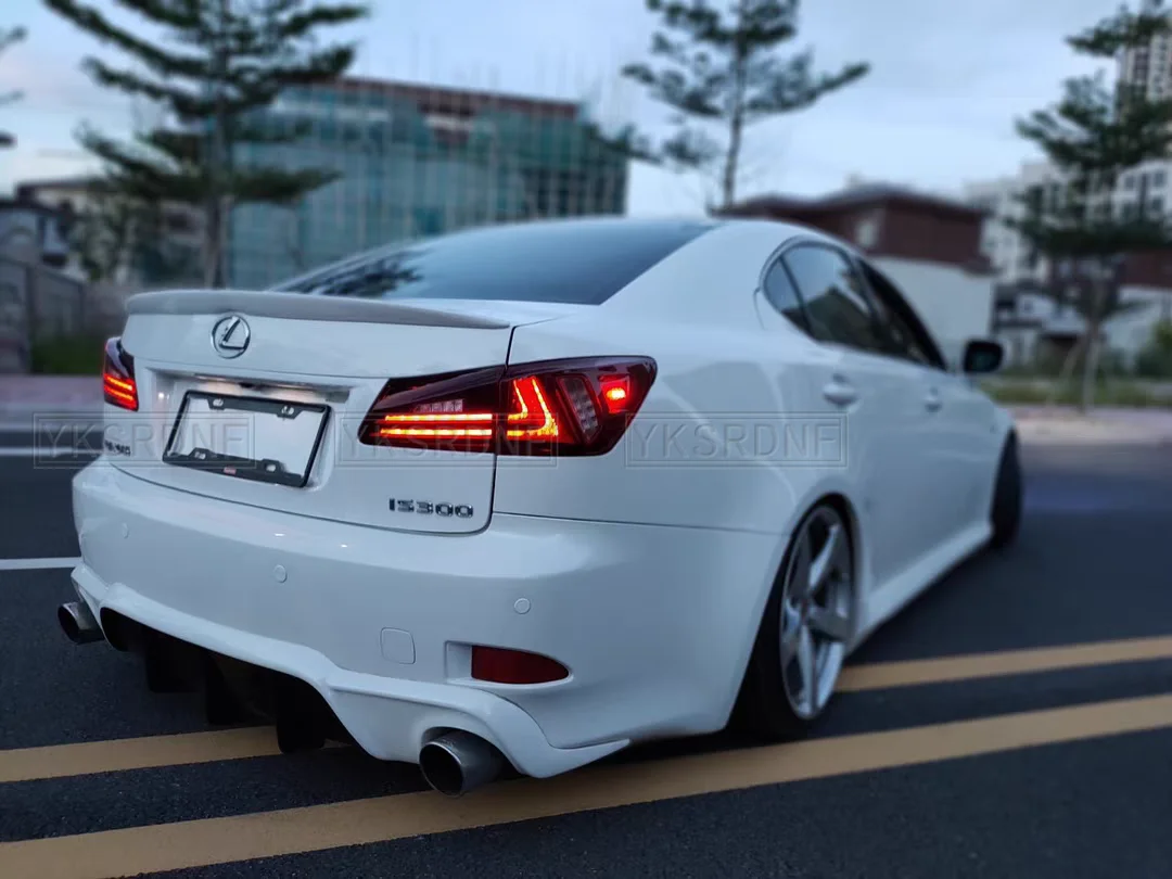 Fit For Lexus IS250 IS300 IS350 2008 2009 2010 2011 2012 2013 ABS Plastic Unpainted Primer Color Exterior Rear Wing Spoiler