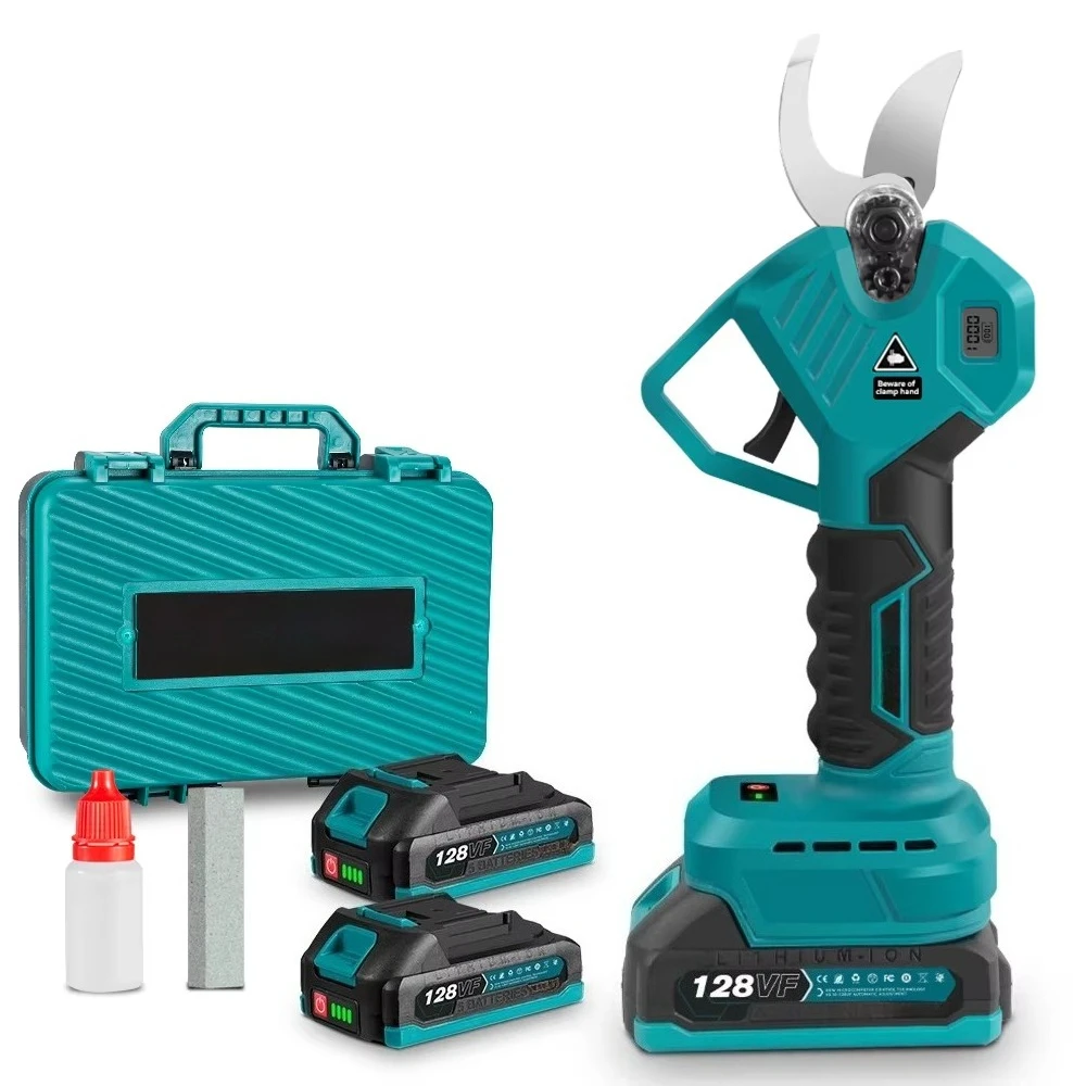 

30mm Brushless Electric Pruning Shears Electric Scissors For Orchard Shrub Branch Pruning For 18V Battery