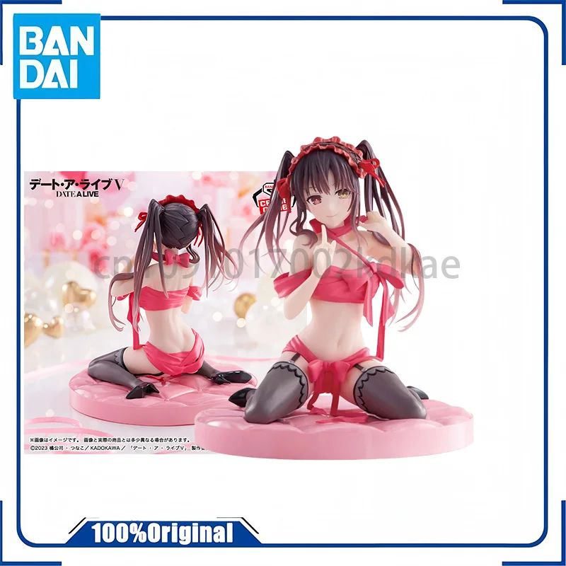 

In stock Bandai BANPRESTO DATE A LIVE Kurumi Tokisaki Happy Birthday Present Anime Action Figures Model Toy Gift Original