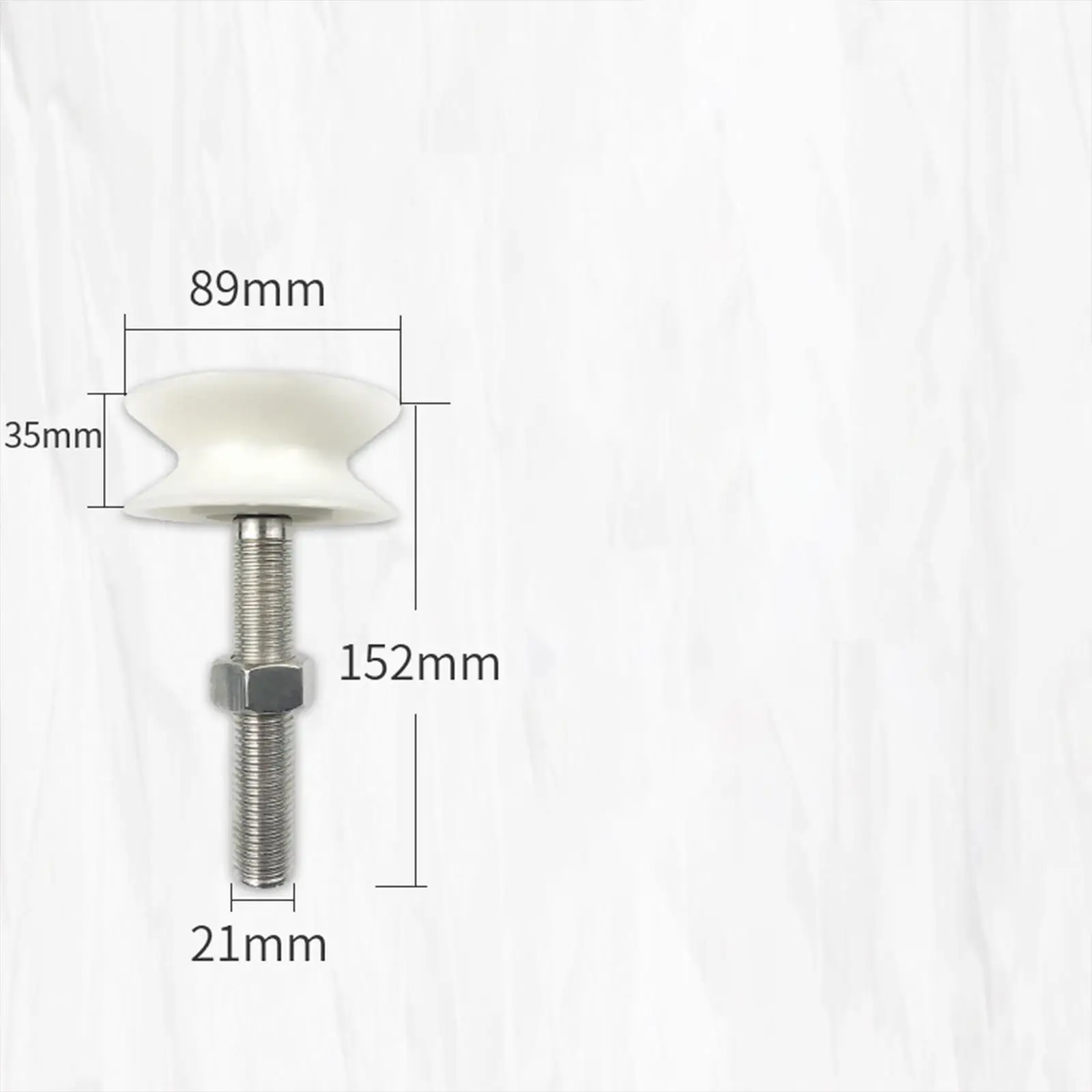 Sliding Door Hardware Bolt Screw Nylon Roller Upper Guide Wheel Kit for Cold Storage Door Parts