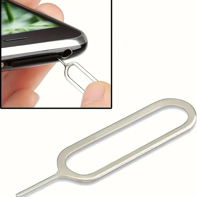 100 個ユニバーサル SIM カードクリーニングニードルトレイイジェクトピンエジェクター除去ツール