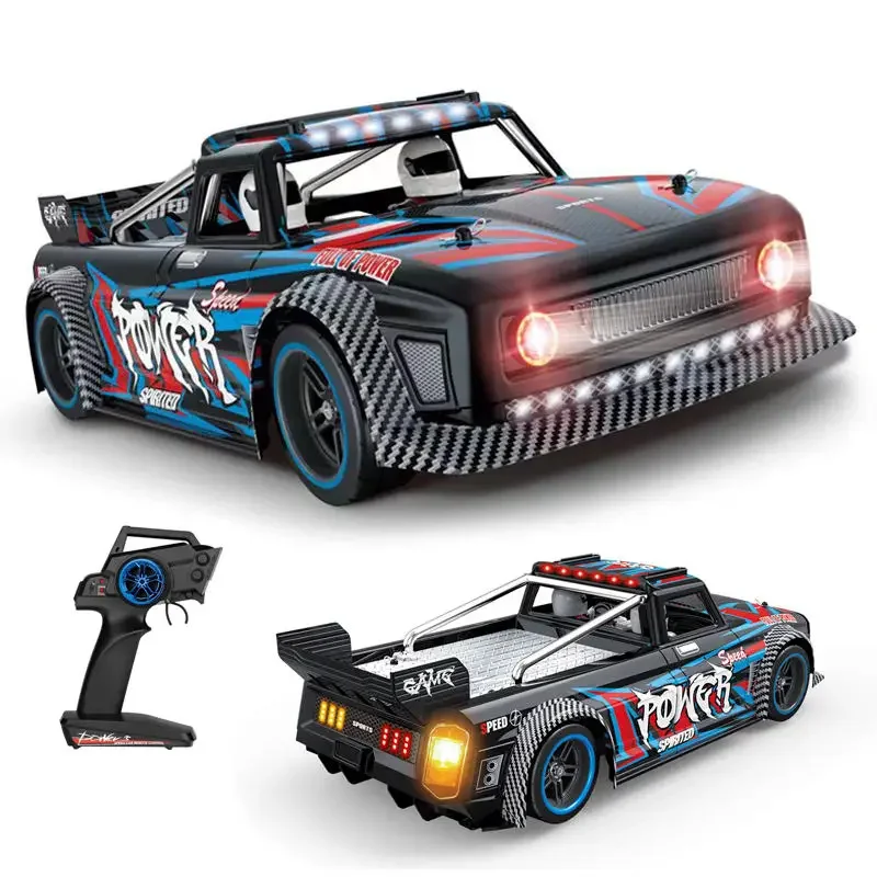 New Trending WLtoys 104072 RC Car 1:10 Electric Four-Wheel Drive Flat Sports Car Brushless 60KM/H High Speed Car Vehicle Model