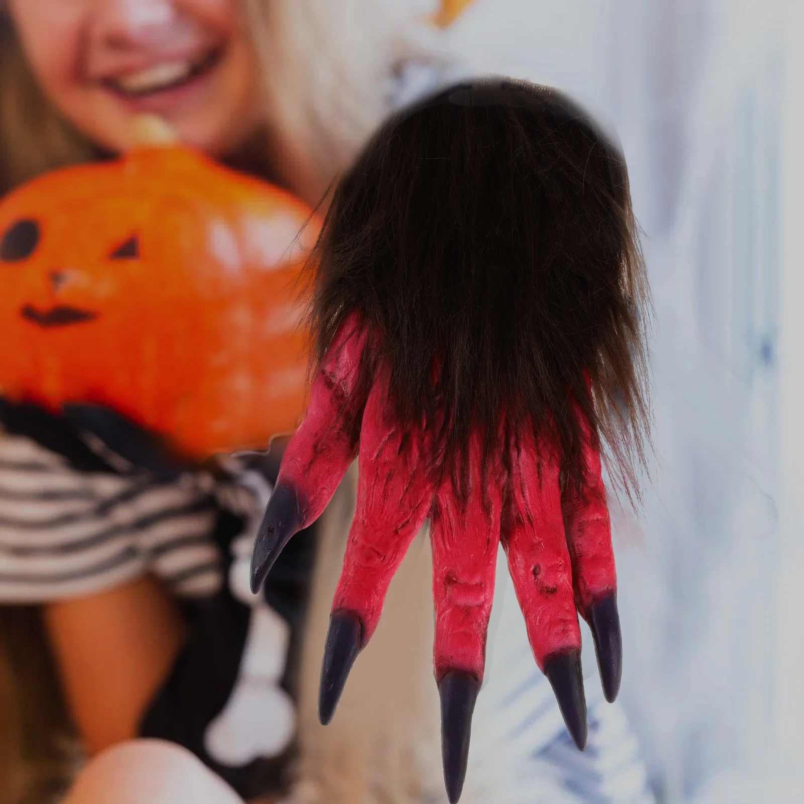 

Gloves Costume Cosplay Props Halloween Animal Accessories Creative Hairy Paw Clothing