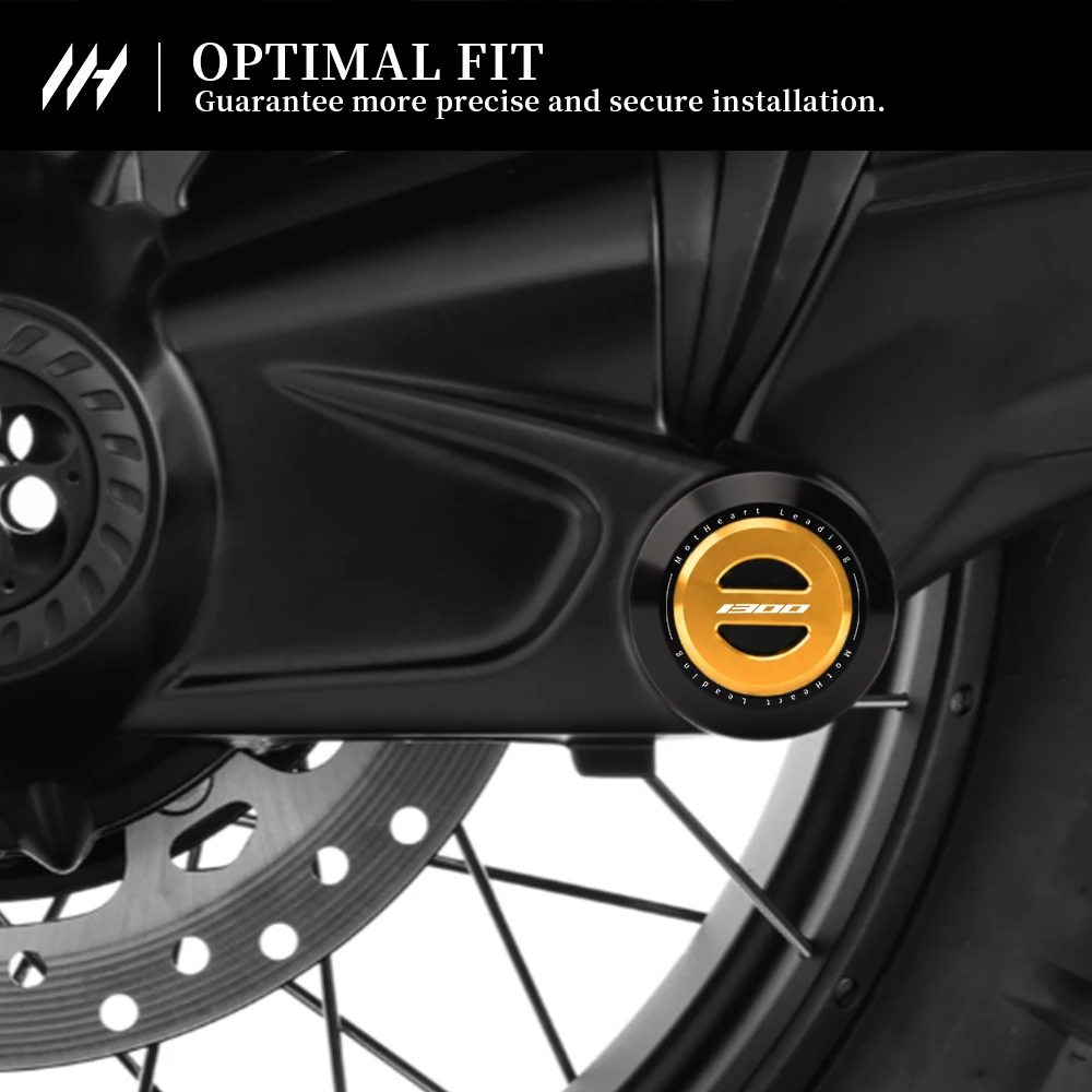 Motorcycle Rear Axle Sliders For K1300GT K1300R K1300S Swingarm Wheel Axle Protectors CNC 6061 Aluminum Anodized Accessories