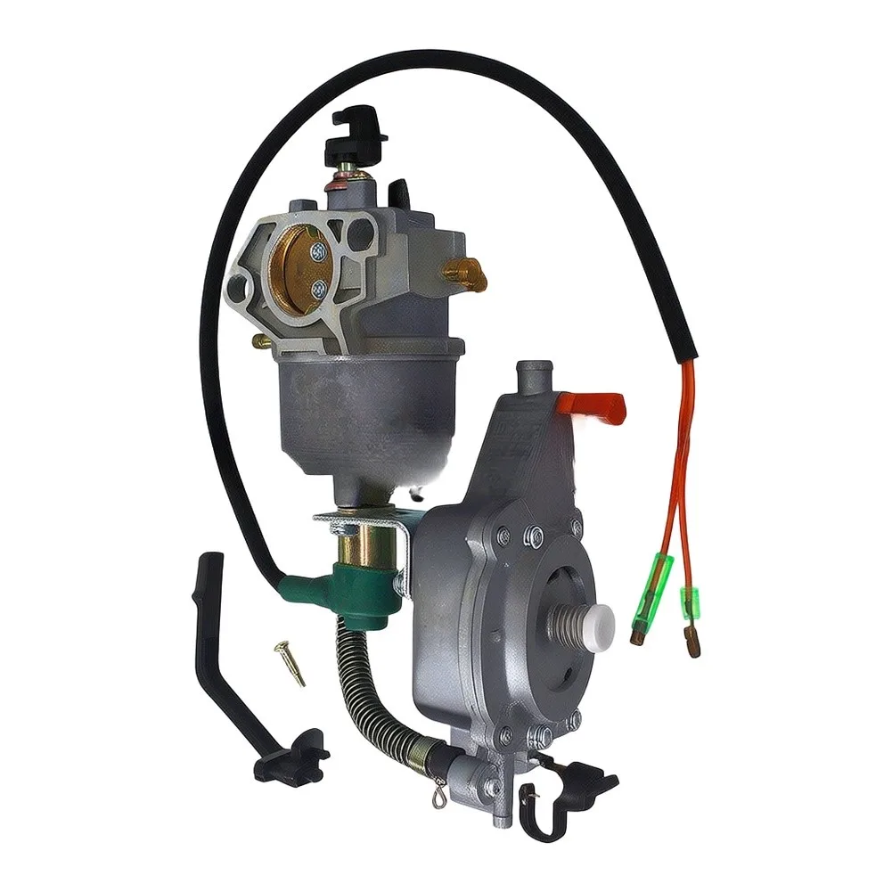 Dual Fuel Carburetor LPG-Conversion For Honda-GX390 188F Generator 4.5-6.5KW Engine Gas To Propane Vaporizer Regulator Assembly
