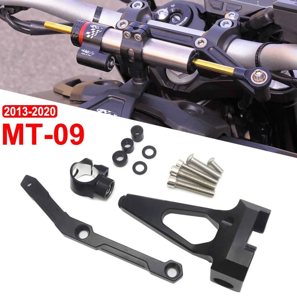 

MT-09 Steering Stabilize Damper Bracket Mount Motorcycle FOR YAMAHA MT09 MT FZ 09 FZ09 FZ-09 2013-2020 2019 2018 2017 2016 2015