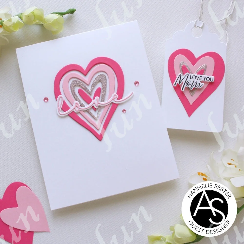 Sweet Friend Word Frames Cutting Dies Hot Foil Plates Hearts Sentiment Stamps Stencils Photo Album Template Scrapbook Decoration