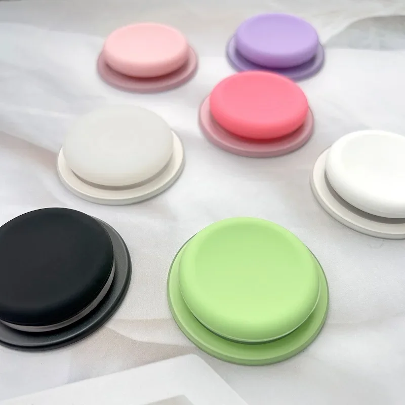 Korea Silicone Round Magnetic Phone Grip Stand Holder For Iphone 17 Series For MagSafe Socket Grip Stand Holder GripTok Bracket