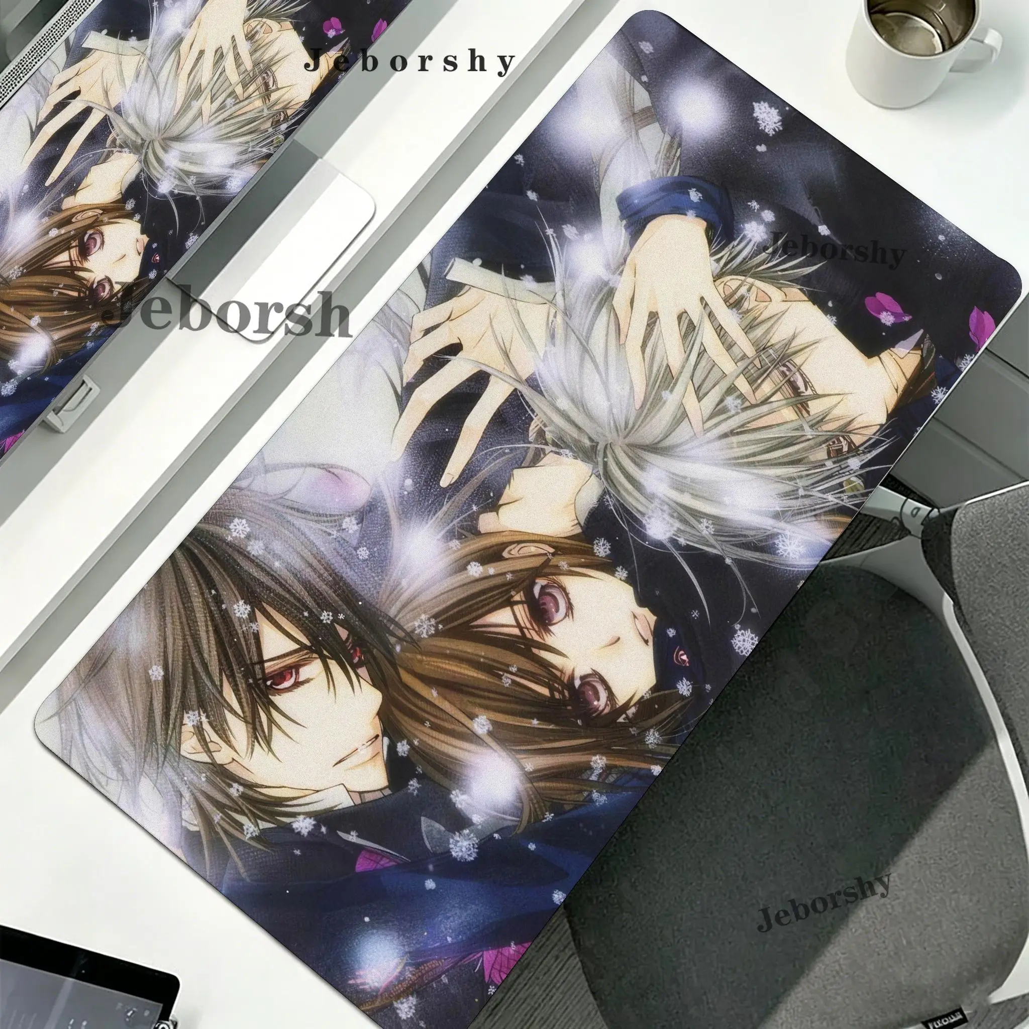 anime romantic V-Vampire Knight Mouse Pad Mousepad Large Gaming LockEdge Thickened PC Table Desk Mat