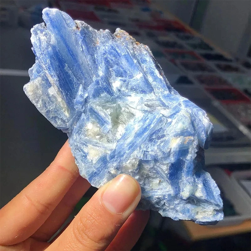 Natural quartz raw energy Kyanite quartz mineral specimen rough quartz Feng shui Reiki home decoration Chakra treatment