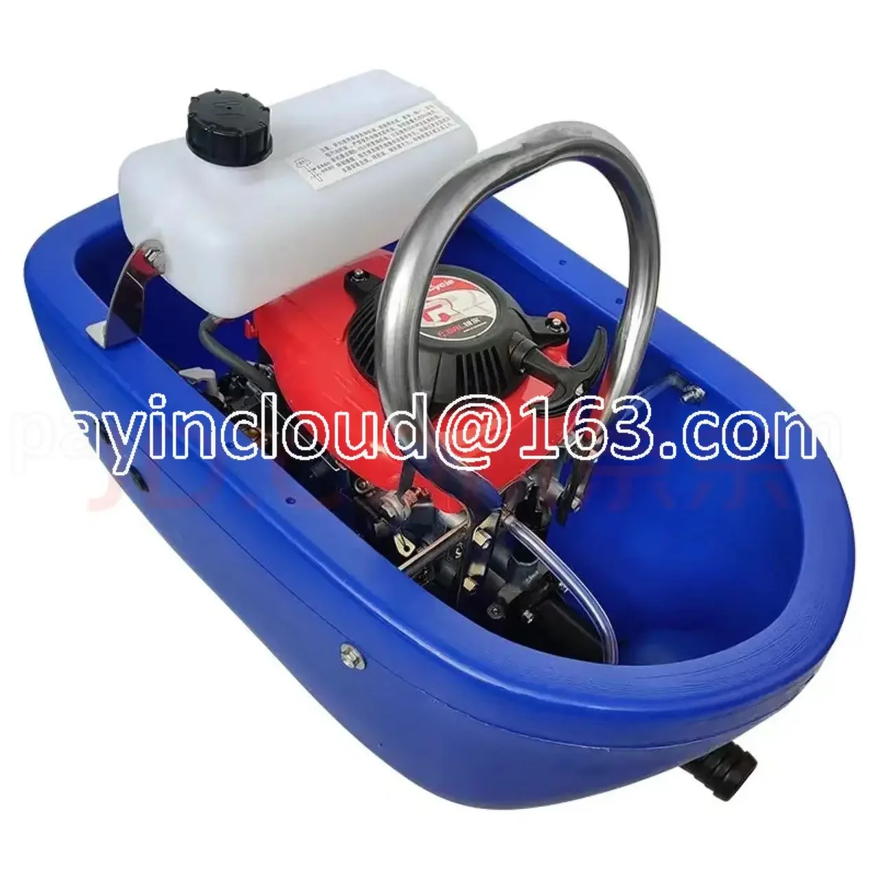 

Boat Sprinkler Four-Stroke Gasoline Water Pump Agricultural Sprinkler Self-Priming Pumping Vegetable Watering Machine