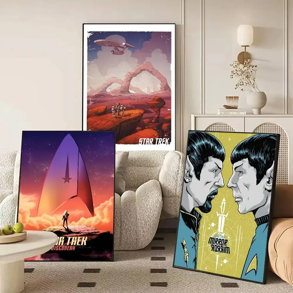Star Trek-Bridge Commander Movie Print Vintage Poster Art With Prints Home Bedroom Living Room Decoration Gift