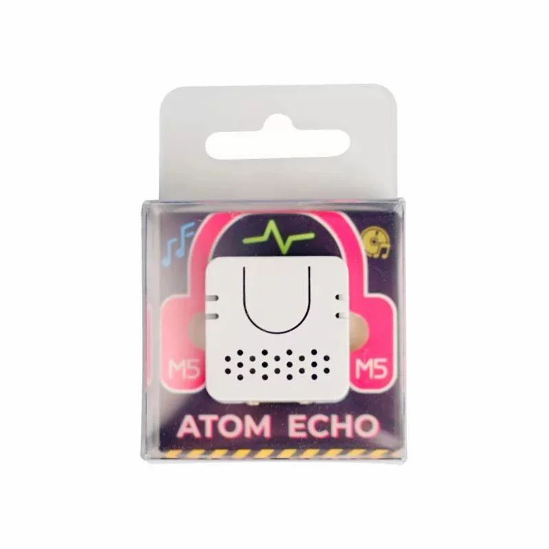مكبر صوت ذكي M5Stack ATOM Echo قابل للبرمجة خفيف الوزن مدمج يدعم خدمة STT مدمجة ESP32 Bluetooth Wi Fi Internet