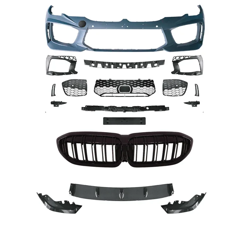 Suitable for 19-22 BMW New 3 Series G20G28 Modified M8 Kit M3C Large Surround M3 Large Mouth Front Bar Rear Bar